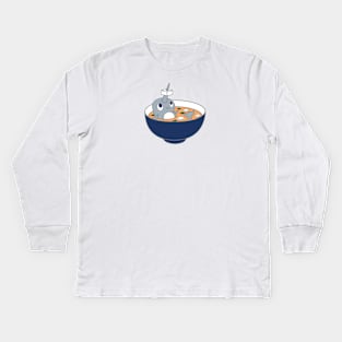 Miso Narwhal Soup Kids Long Sleeve T-Shirt